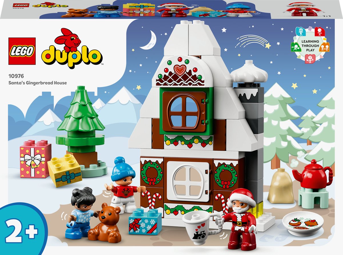 kerstcadeau peuter, Lego Duplo Peperkoekhuis Kerstman