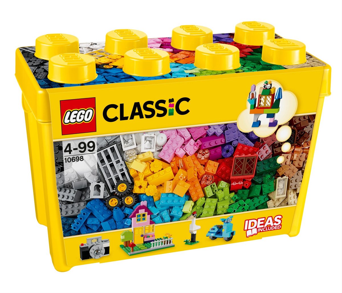 verjaardagscadeau jongen 4 jaar, LEGO Classic Grote Opbergdoos